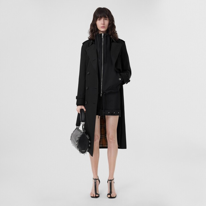 Burberry Women Black Trench Coat | Shop the world's largest 