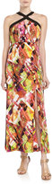 Thumbnail for your product : Marc New York 1609 Marc New York by Andrew Marc Printed Halter Maxi Dress, Multi