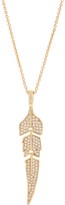 Thumbnail for your product : Melinda Maria Small Feather 30" Necklace - Mila