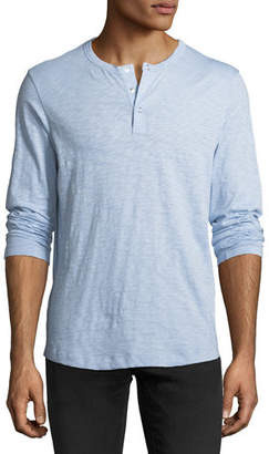Theory Nebulous Long-Sleeve Henley T-Shirt