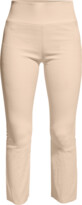 Thumbnail for your product : Sprwmn High-Waist Flare-Leg Cropped Leather Leggings