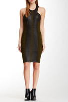 Thumbnail for your product : Yigal Azrouel Knit & Leather Mix Media Dress