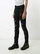 Thumbnail for your product : R 13 Alison patch skinny jeans
