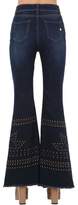 Thumbnail for your product : Shaft Jeans LARA STRETCH COTTON DENIM JEANS W/ STUDS