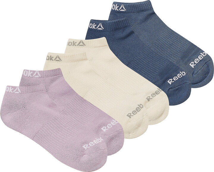 Reebok Performance Cotton Targeted Cushion Low Cut Socks, 6-Pack