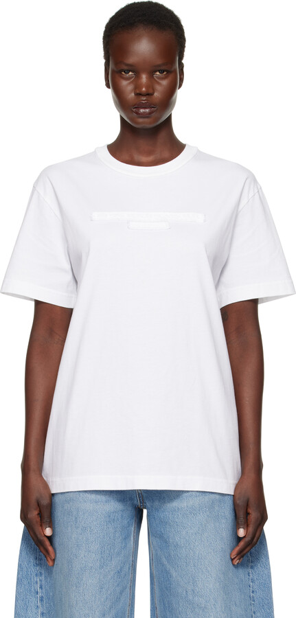 【ALEXANDER WANG】DISTRESSED MUSCLE TEE S ALEXANDER WANG】DISTRESSED MUSCLE TEE S Logo Muscle Tank in