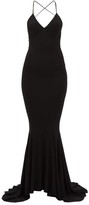 Thumbnail for your product : Norma Kamali Fish-tail Jersey Maxi Dress - Black