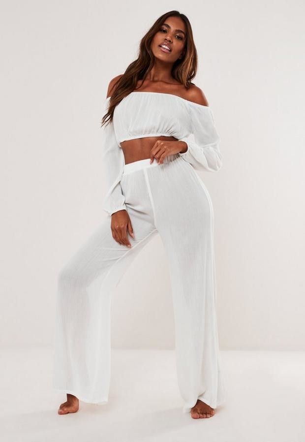 bardot beach cover up