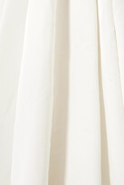 Thumbnail for your product : Brandon Maxwell Silk-faille Peplum Jacket - Ivory