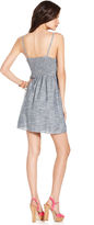 Thumbnail for your product : Teen Vogue Juniors Dress, Sleeveless Chambray A-Line