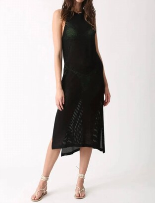 Electric & Rose Malia Mesh Dress in Onyx