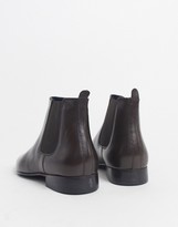Thumbnail for your product : Kg Kurt Geiger Kurt Geiger wide fit leather chelsea boot in brown