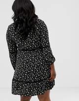 Thumbnail for your product : Yumi Plus floral wrap maxi dress