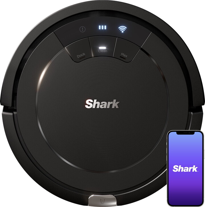 Shark ION Robot Vacuum, Wi-Fi Connected, Black, RV754