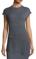 Thumbnail for your product : St. John Wool Asymmetric Sweater