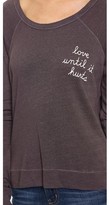 Thumbnail for your product : SUNDRY Loved Cropped Pullover