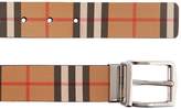 Thumbnail for your product : Burberry Check Leather Belt