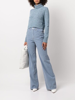 RE/DONE Corduroy High-Rise Wide-Leg Trousers