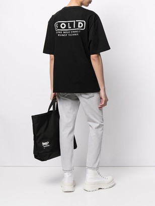 Solid Homme logo-print T-shirt