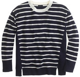 Thumbnail for your product : J.Crew Collection cashmere side-panel sweater in stripe