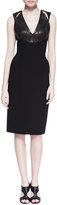 Thumbnail for your product : Cushnie Sleeveless Cutout Shoulder Dress, Black
