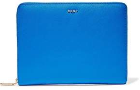 DKNY Bryant Park Textured-Leather Clutch