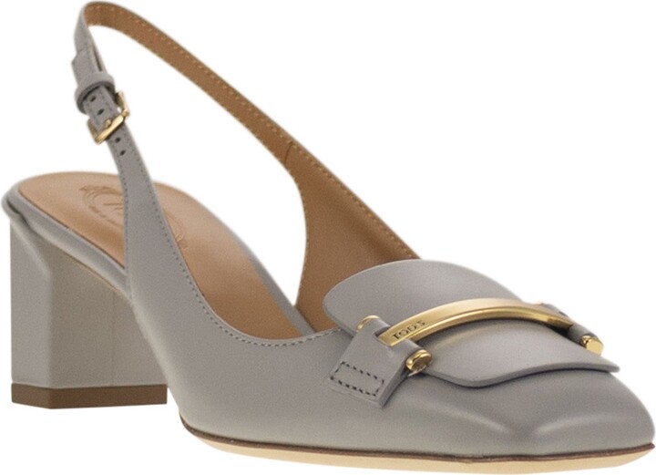 Tod's Slingback Leather Décolleté
