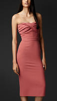 Thumbnail for your product : Burberry Wrapped Bodice Crêpe Dress