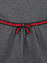 Thumbnail for your product : Gucci Cotton Sweatshirt Dress W/ Web Details