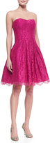 Thumbnail for your product : Milly Ava Sweetheart Strapless Lace Dress