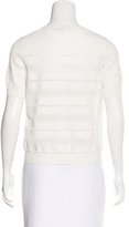 Thumbnail for your product : Sandro Short Sleeve Knit Top