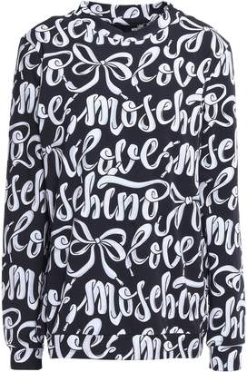 Love Moschino Printed Stretch-cotton Jersey Top