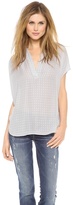 Thumbnail for your product : Vince Cap Sleeve Popover Top