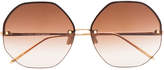 Linda Farrow 567 C5 oversized sunglasses