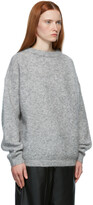 Thumbnail for your product : Acne Studios Grey Dramatic Mohair Crewneck Sweater