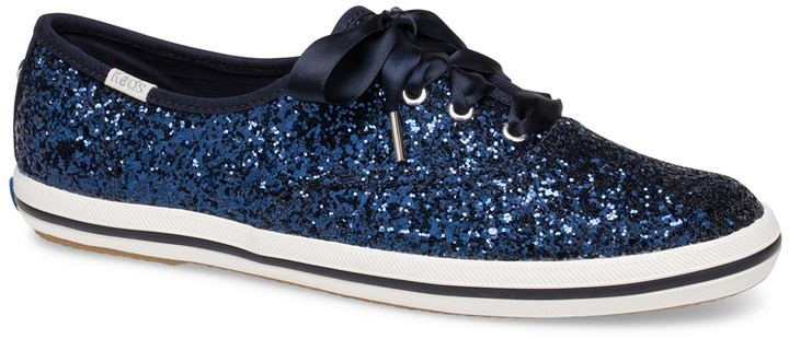 kate spade keds blue glitter