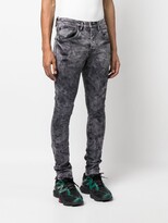 Thumbnail for your product : Purple Brand Black Distressed Finish Low Rise Skinny Jeans
