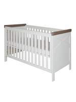 Thumbnail for your product : House of Fraser Kidsmill Savona Whitegrey Cot bed 70 x 140