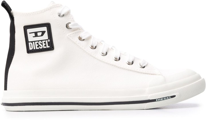 diesel canvas trainers