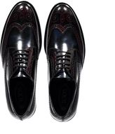 Thumbnail for your product : Tod's Tods Leather Lace Up Derby Shoes