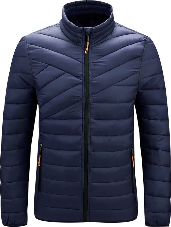 Peuignao Mens Puffer Jacket Quilted Jacket for Men Padded Jackets