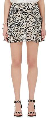Derek Lam 10 Crosby Women's Silk Chiffon Ruffle Miniskirt