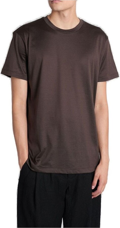 Giorgio Armani Straight Hem Crewneck T-Shirt