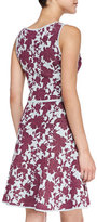 Thumbnail for your product : Zac Posen ZAC Floral Knit Sleeveless Dress