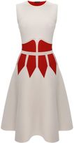 Thumbnail for your product : Alexander McQueen Contrast Corset 1/2 Circle Knee Dress