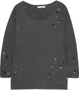 Thumbnail for your product : James Perse Paint Splatter cotton-jersey sweater