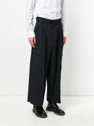 Yohji Yamamoto drop-crotch trousers