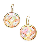 Thumbnail for your product : Ippolita Polished Rock Candy Brown Shell, Mother-Of-Pearl & 18K Yellow Gold Layered Drop Earrings