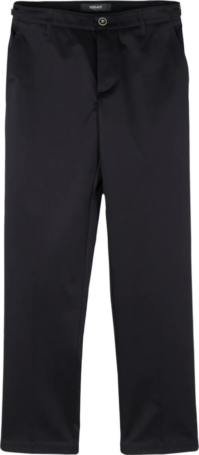 Versace Medusa Headmotif cotton trousers