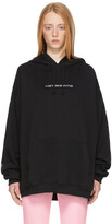 Thumbnail for your product : Vetements Black Logo Tape Hoodie